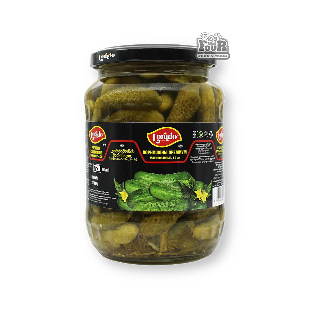 Pickled cucumbers 1-4cm "Lorado" 680g